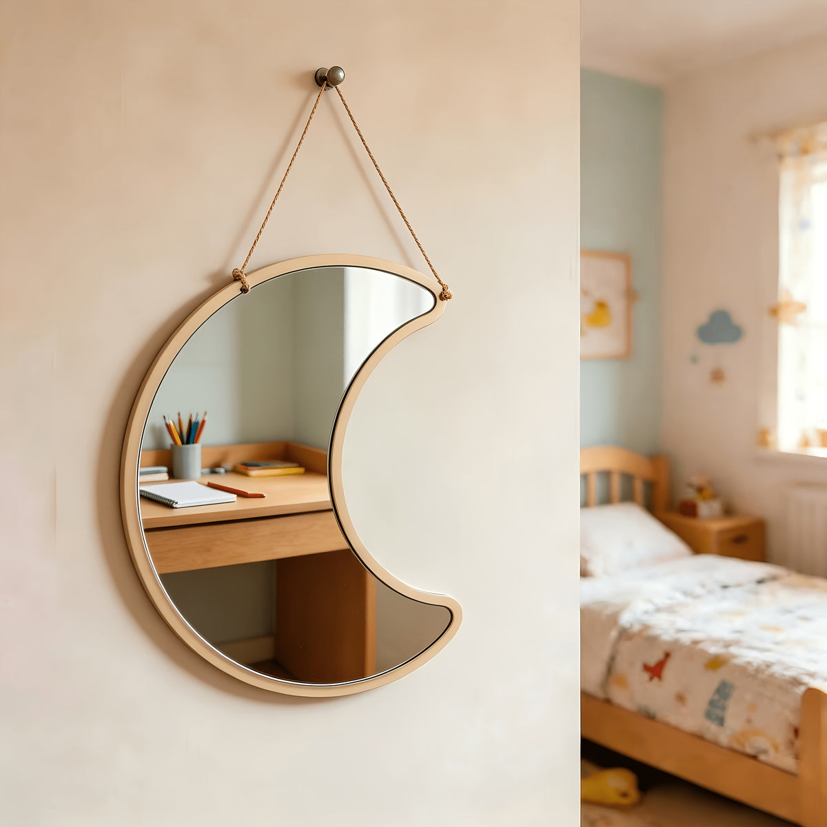 Miroir Lune Décoratif
