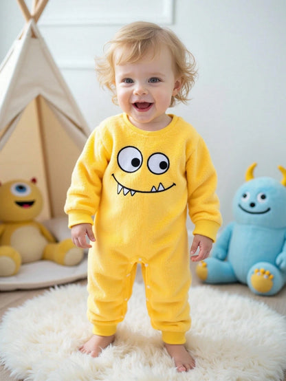 Grenouillère “Petit Monstre” en Polaire Douce