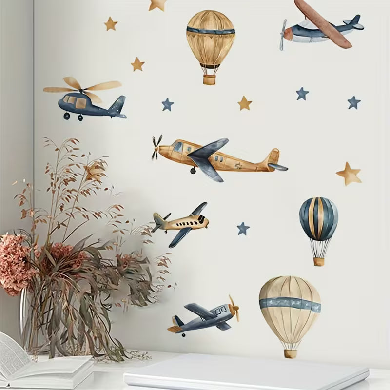 Avion et Montgolfière