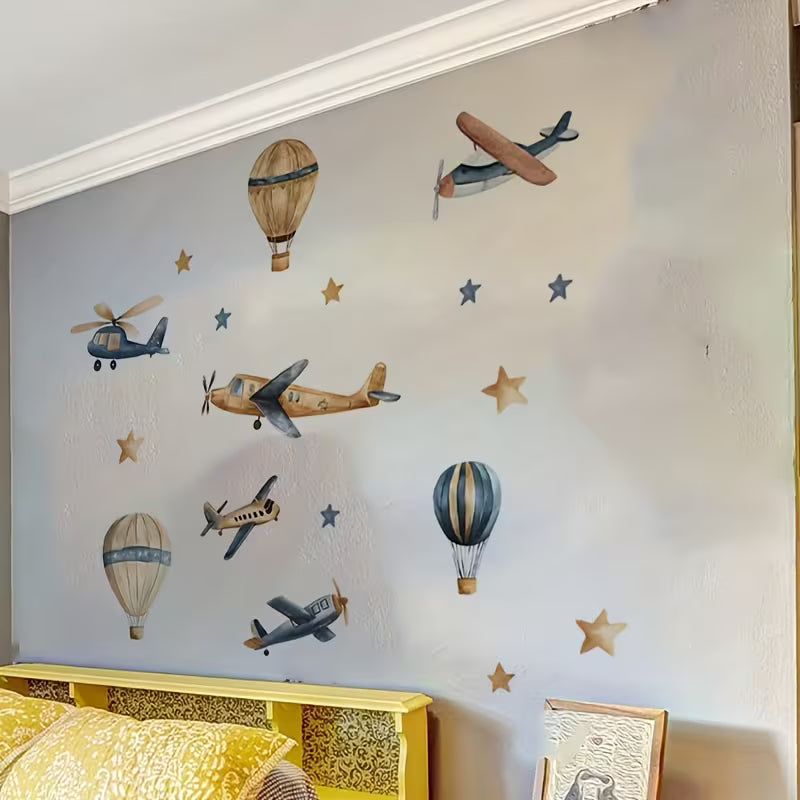 Avion et Montgolfière