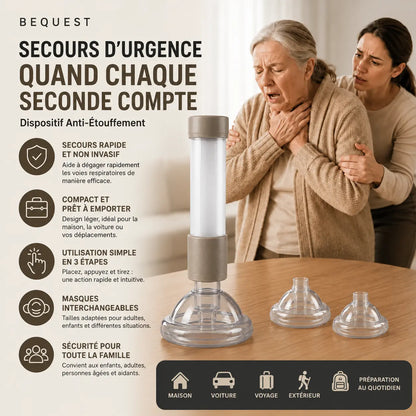 Kit d'Urgence Anti-Étouffement – Pour Enfants & Adultes