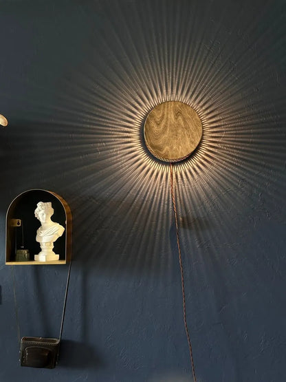 Applique murale en bois