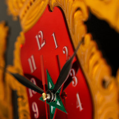 Horloge Murale Blason Marocain