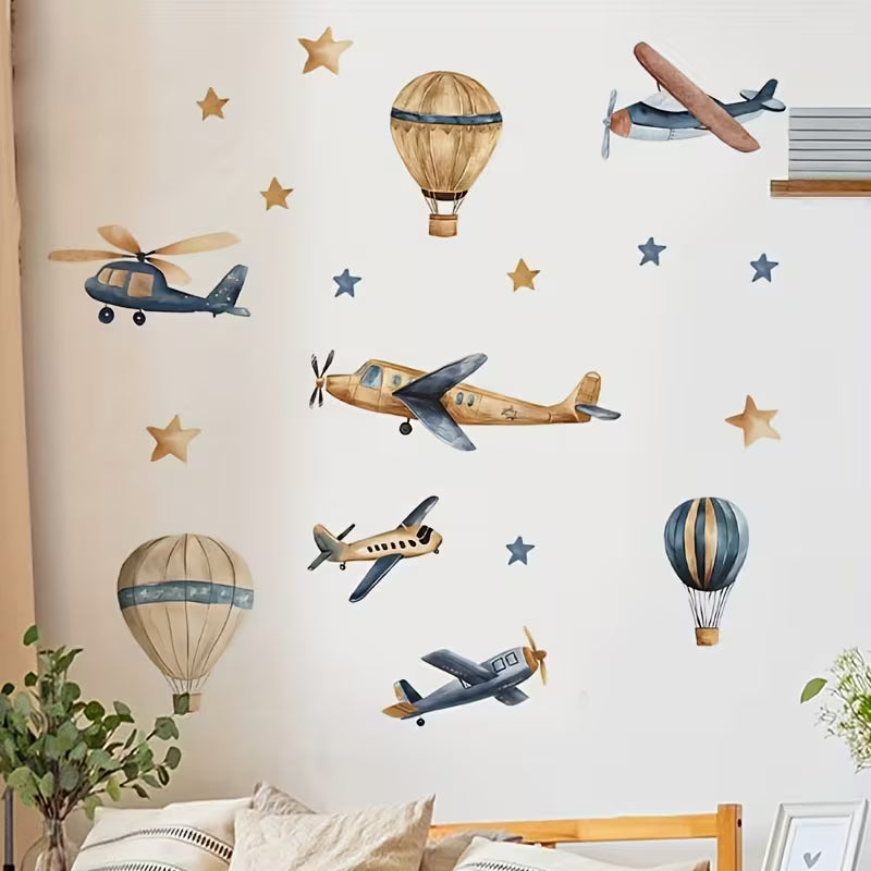 Avion et Montgolfière