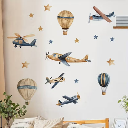 Avion et Montgolfière