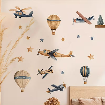 Avion et Montgolfière